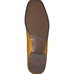Sioux – Loafer aus Flechtleder in Safrangelb