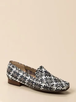 Sioux – Loafer aus Flechtleder anthrazitgrau