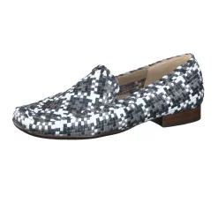 Sioux – Loafer aus Flechtleder anthrazitgrau