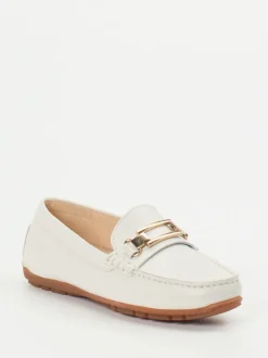 Sioux – Loafer aus Kalbleder in Cremeweiß
