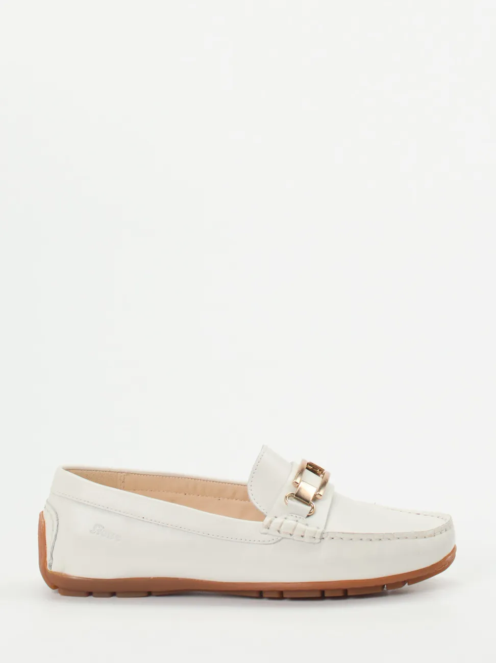 Sioux – Loafer aus Kalbleder in Cremeweiß
