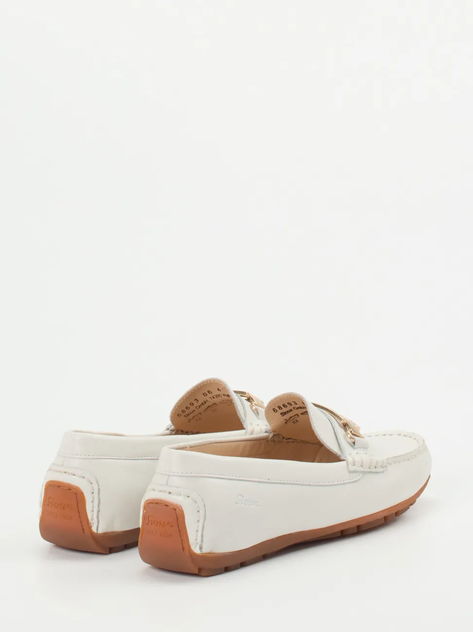Sioux – Loafer aus Kalbleder in Cremeweiß