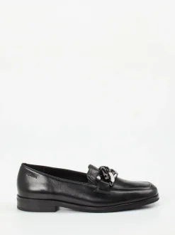 Sioux – Loafer aus Kalbleder Schwarz glänzend