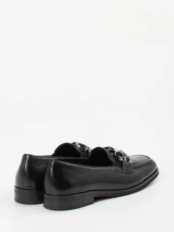 Sioux – Loafer aus Kalbleder Schwarz glänzend