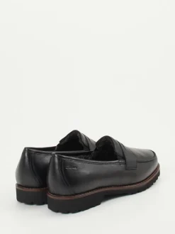 Sioux – Loafer aus Kalbleder Schwarz glänzend