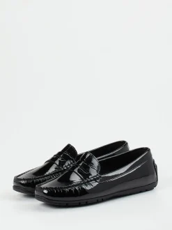 Sioux – Loafer aus Lackleder Schwarz