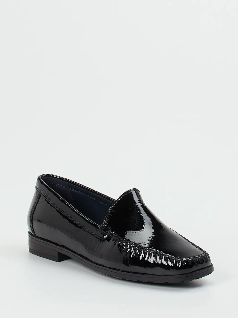 Sioux – Loafer aus Lackleder in Schwarz