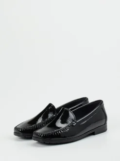 Sioux – Loafer aus Lackleder in Schwarz