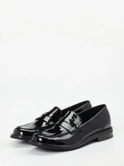Sioux – Loafer aus Lackleder schwarz glänzend