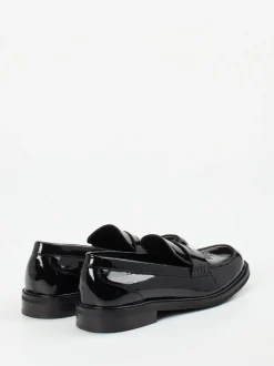 Sioux – Loafer aus Lackleder schwarz glänzend