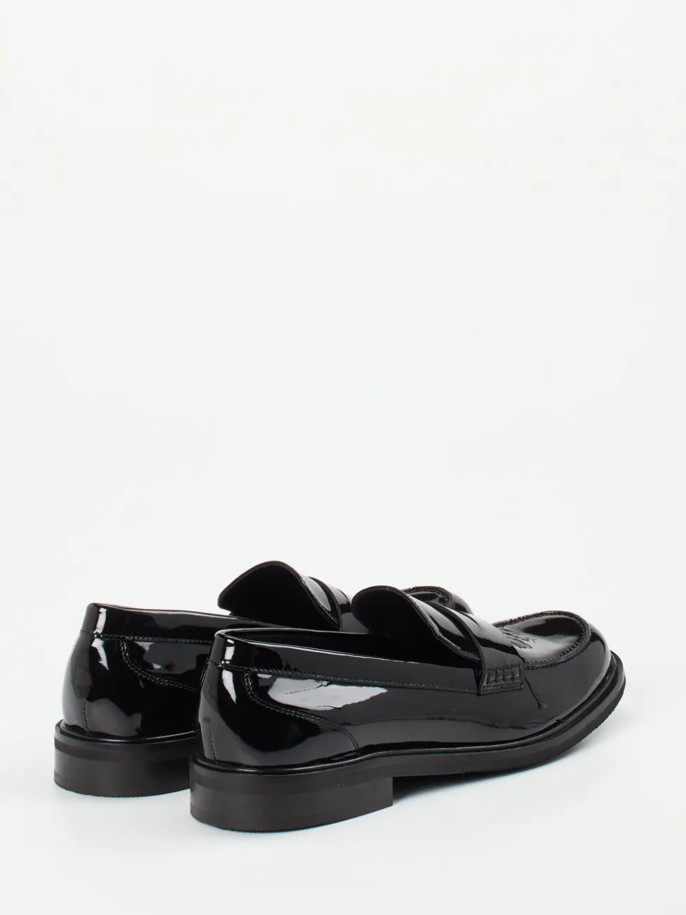 Sioux – Loafer aus Lackleder schwarz glänzend