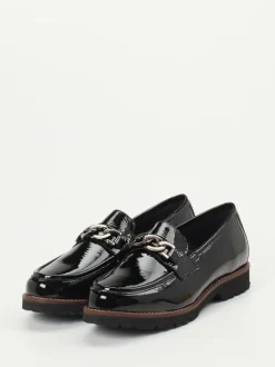 Sioux – Loafer aus Lackleder Schwarz