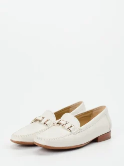 Sioux – Loafer aus Lammleder in Cremeweiß