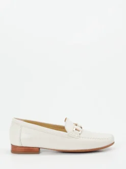 Sioux – Loafer aus Lammleder in Cremeweiß