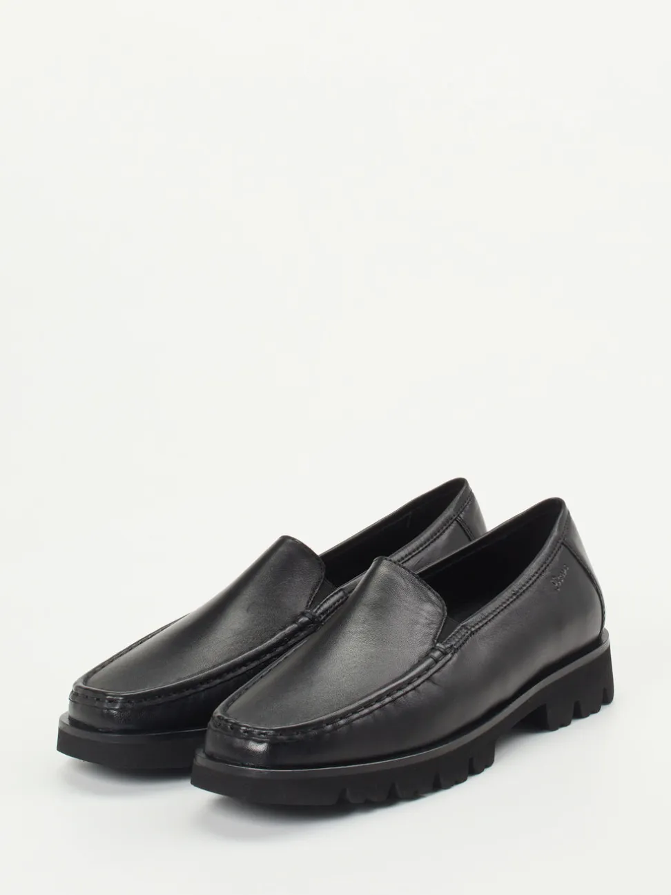 Sioux – Loafer aus Lammleder in Schwarz
