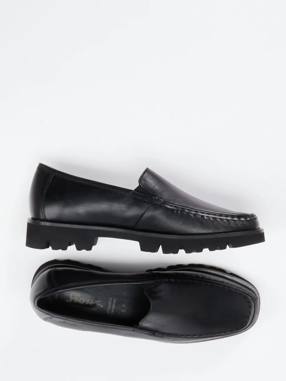 Sioux – Loafer aus Lammleder in Schwarz