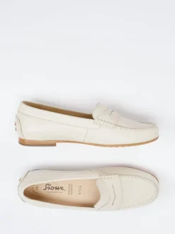 Sioux – Loafer aus Lammleder in Beige
