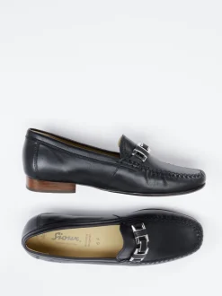 Sioux – Loafer aus Lammleder in Schwarz