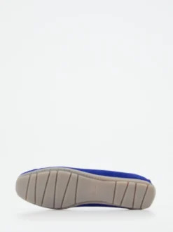 Sioux – Loafer aus Veloursleder in Kobaltblau