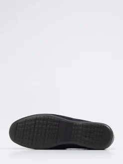 Sioux – Loafer aus Veloursleder in Dunkelblau