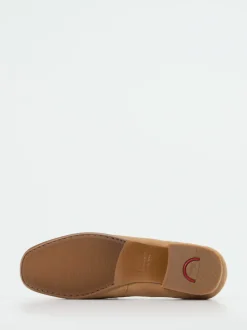 Sioux – Loafer aus Veloursleder in Sandbeige