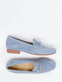 Sioux – Loafer aus Veloursleder Jeansblau
