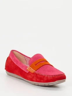Sioux – Loafer aus Veloursleder in Color-Blocking