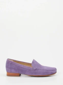 Sioux – Loafer aus Veloursleder in Flieder