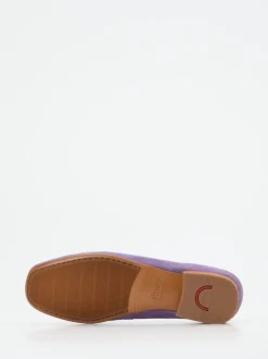 Sioux – Loafer aus Veloursleder in Flieder