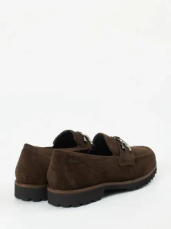 Sioux – Loafer aus Veloursleder Dunkelbraun