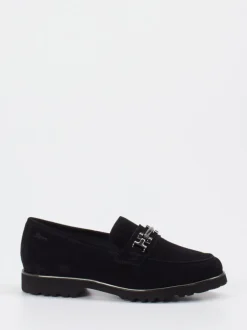Sioux – Loafer aus Veloursleder Schwarz