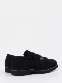 Sioux – Loafer aus Veloursleder Schwarz