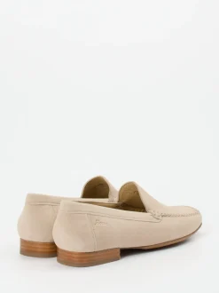 Sioux – Loafer aus Veloursleder beige