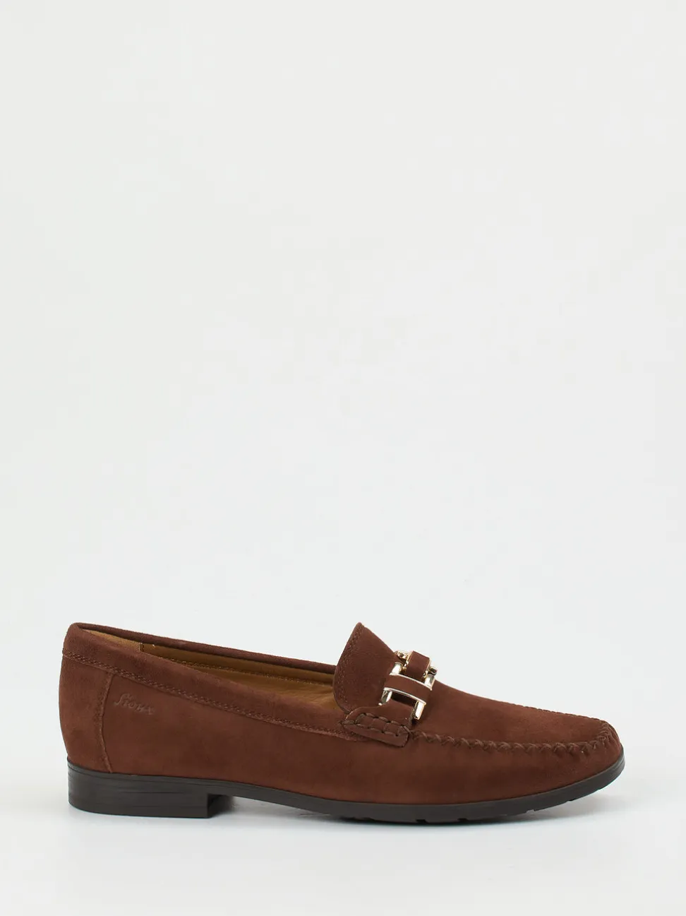 Sioux – Loafer aus Veloursleder in Braun