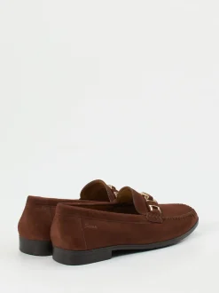 Sioux – Loafer aus Veloursleder in Braun
