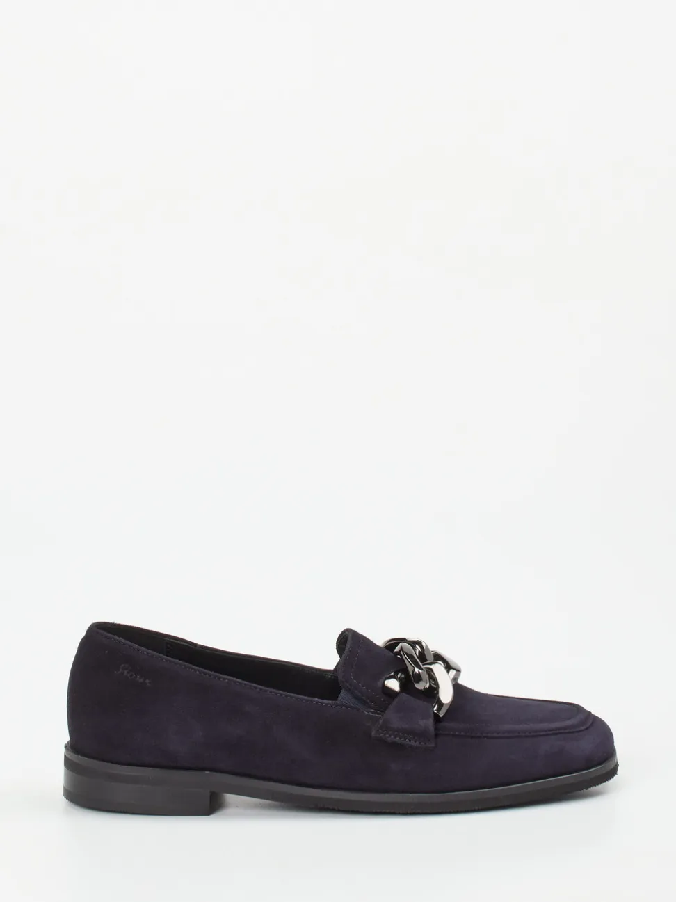 Sioux – Loafer aus Ziegen-Veloursleder Dunkelblau