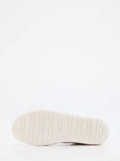 Sioux – Low-Top Sneaker aus Kalbleder Offwhite
