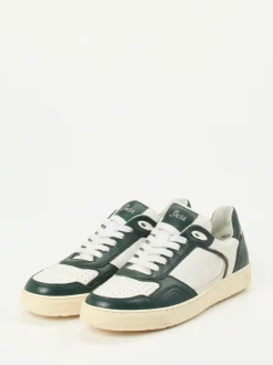 Sioux – Low-Top Sneaker aus Kalbleder weiß