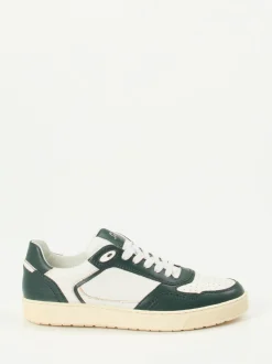 Sioux – Low-Top Sneaker aus Kalbleder weiß