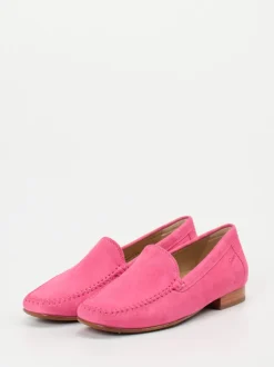 Sioux – Mokassin aus Veloursleder pink
