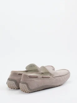 Sioux – Mokassin aus Veloursleder in Taupe