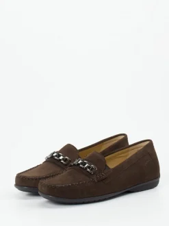 Sioux – Mokassin-Loafer aus Veloursleder Braun