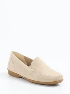 Sioux – Mokassins aus Veloursleder beige