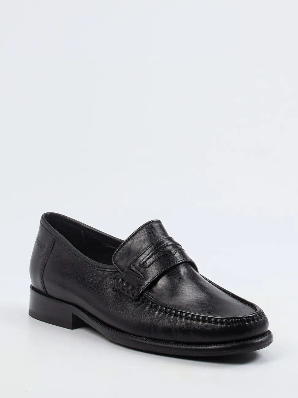 Sioux – Penny Loafer aus Kalbleder Schwarz