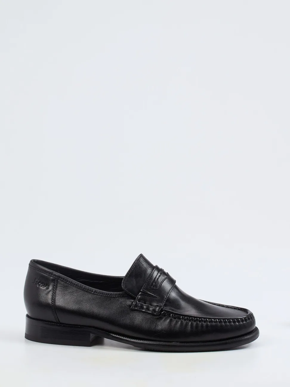 Sioux – Penny Loafer aus Kalbleder Schwarz