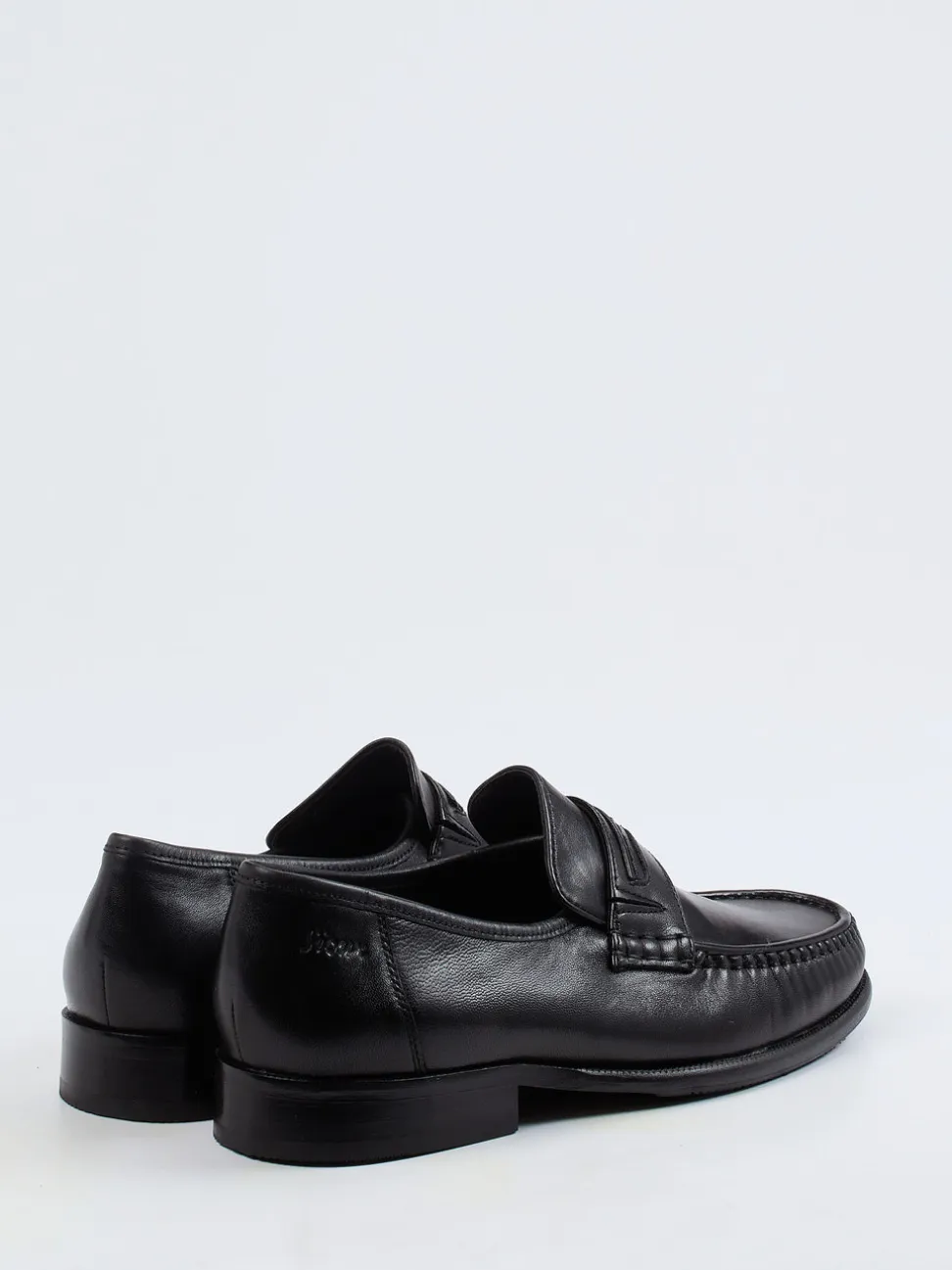 Sioux – Penny Loafer aus Kalbleder Schwarz