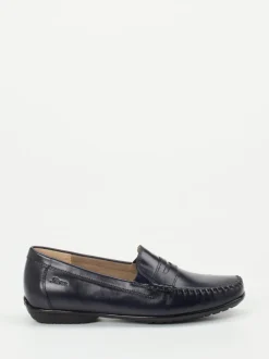 Sioux – Penny Loafer aus Kalbleder Dunkelblau