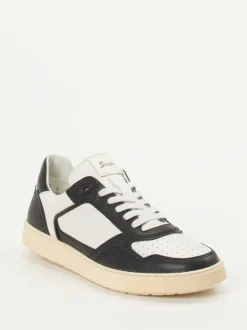 Sioux – Retro-Sneaker aus Kalbleder zweifarbig