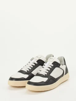 Sioux – Retro-Sneaker aus Kalbleder zweifarbig