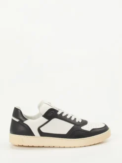 Sioux – Retro-Sneaker aus Kalbleder zweifarbig